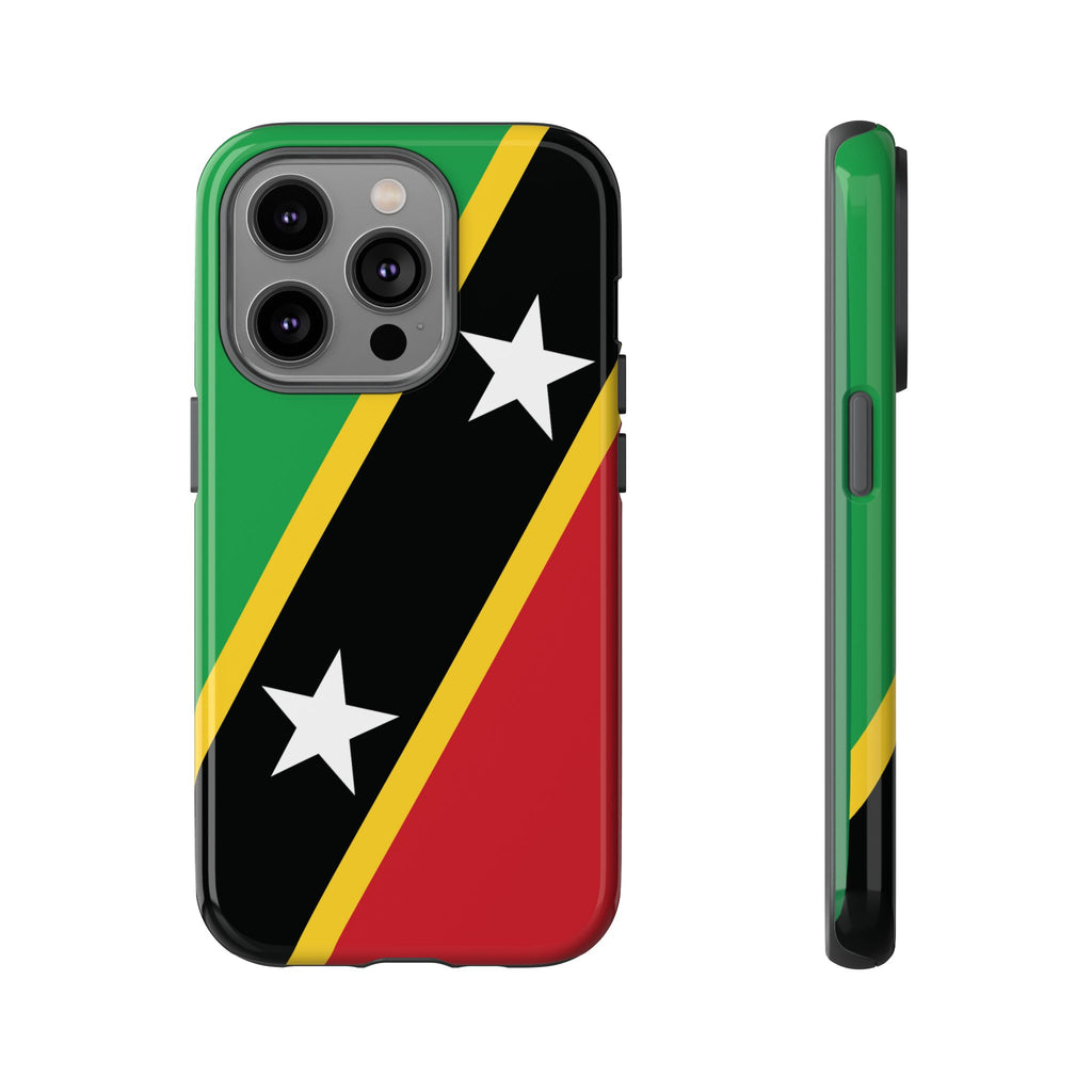 Saint Kitts and Nevis Flag Tough Phone Case - Irie Blues Boutique