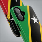 Saint Kitts and Nevis Flag Tough Phone Case -USVI Protective Phone Cover, Caribbean Flag Design, Flag Lover Gift, Island Phone Accessories, - Irie Blues Boutique