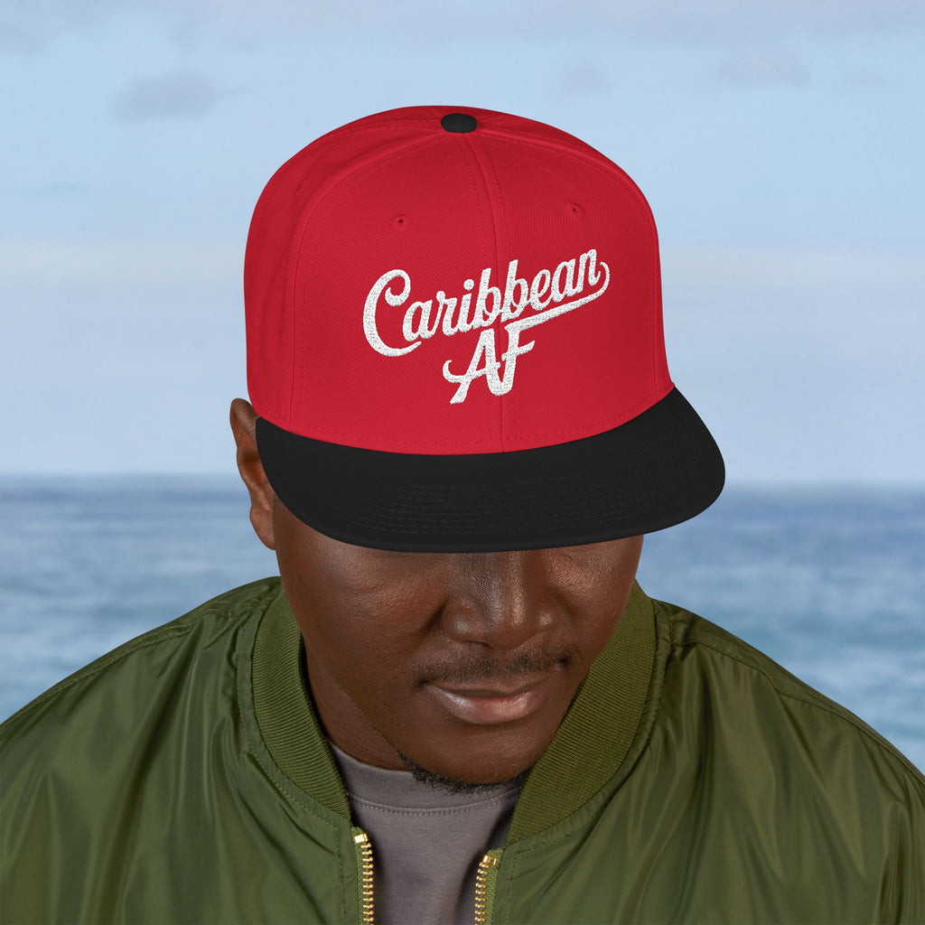 Caribbean AF Flat Bill Cap - Irie Blues Boutique