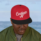 Caribbean AF Flat Bill Cap - Irie Blues Boutique