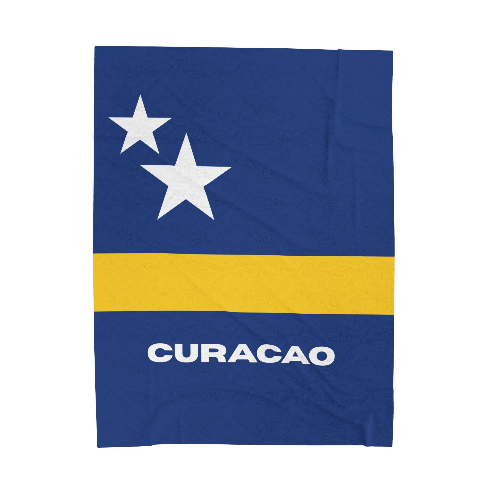 Curacao Flag Velveteen Plush Blanket