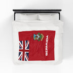 Bermuda Flag Velveteen Plush Blanket