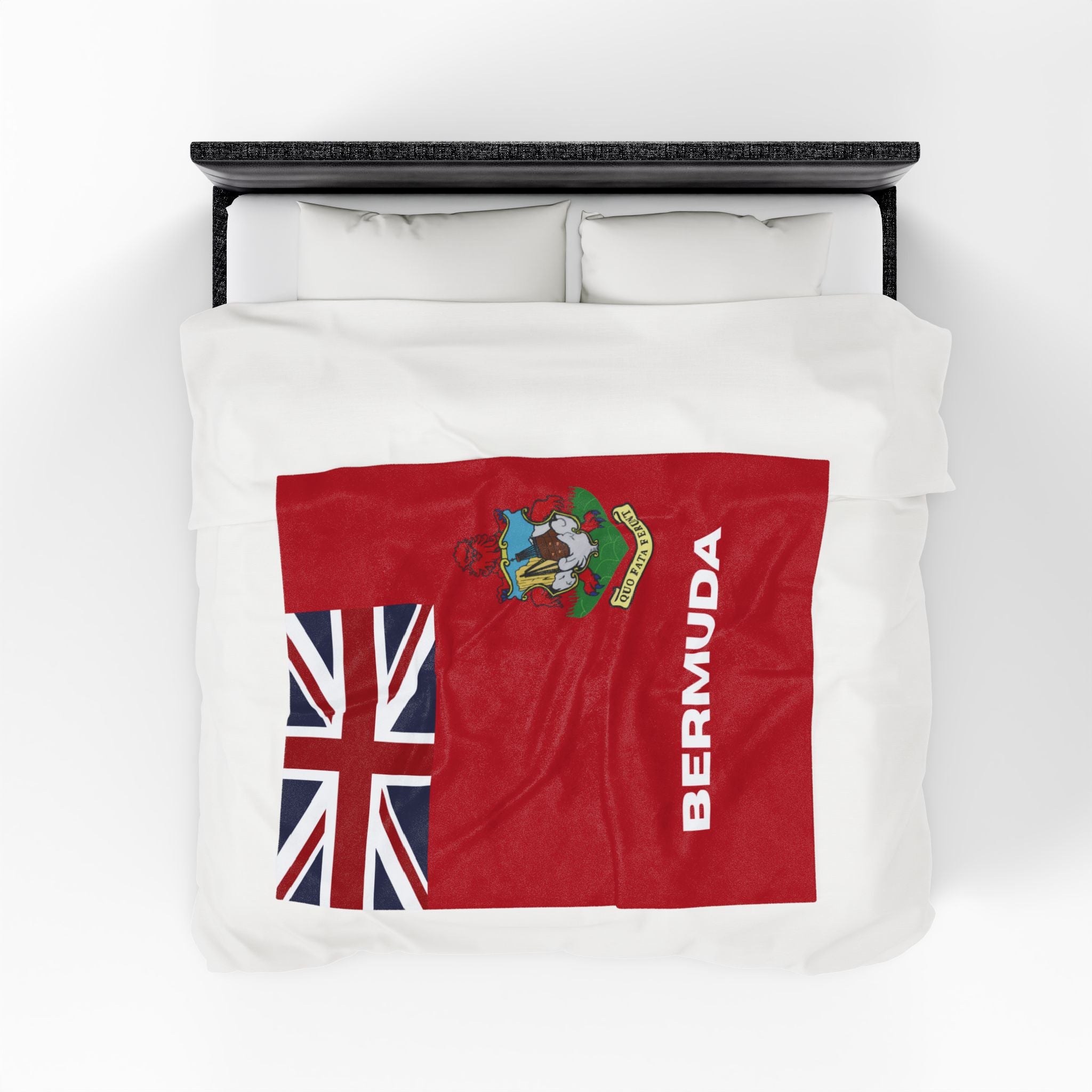 Bermuda Flag Velveteen Plush Blanket