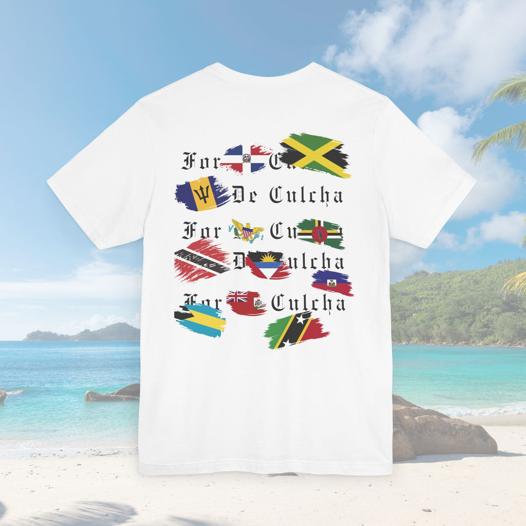 For The Culture Caribbean Flags Unisex T-Shirt - Irie Blues Boutique