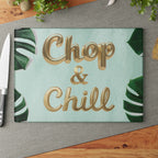 Chop & Chill Glass Cutting Board