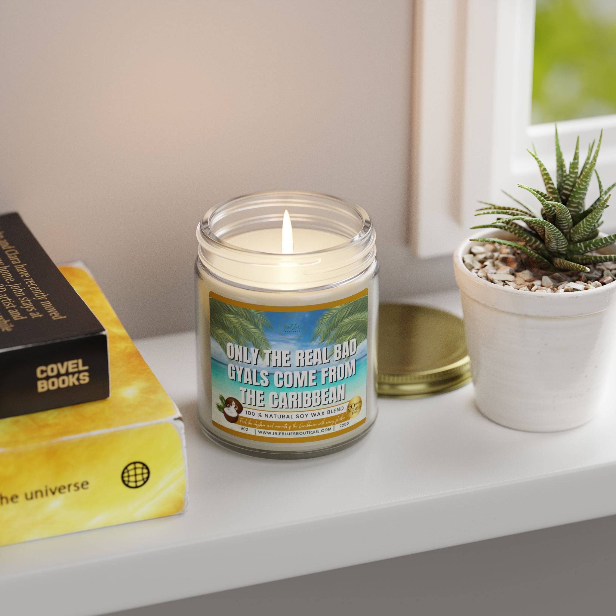 Only the Real Bad Gyal Come From the Caribbean Candle - Irie Blues Boutique