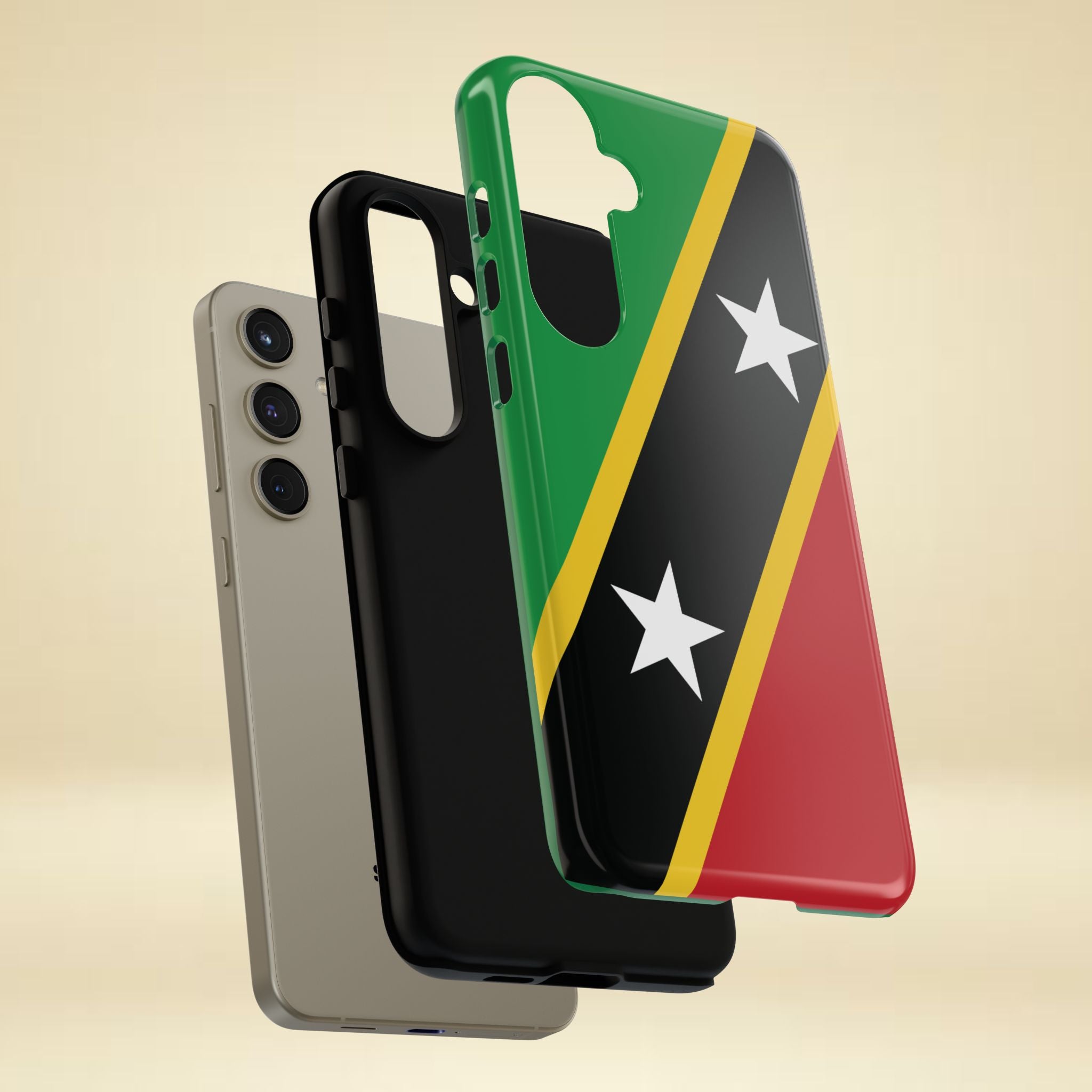 Saint Kitts and Nevis Flag Tough Phone Case
