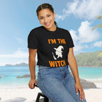 I'm The Witch Adult Costume Spooky Ghost Tshirt, Halloween T-shirt - Irie Blues Boutique