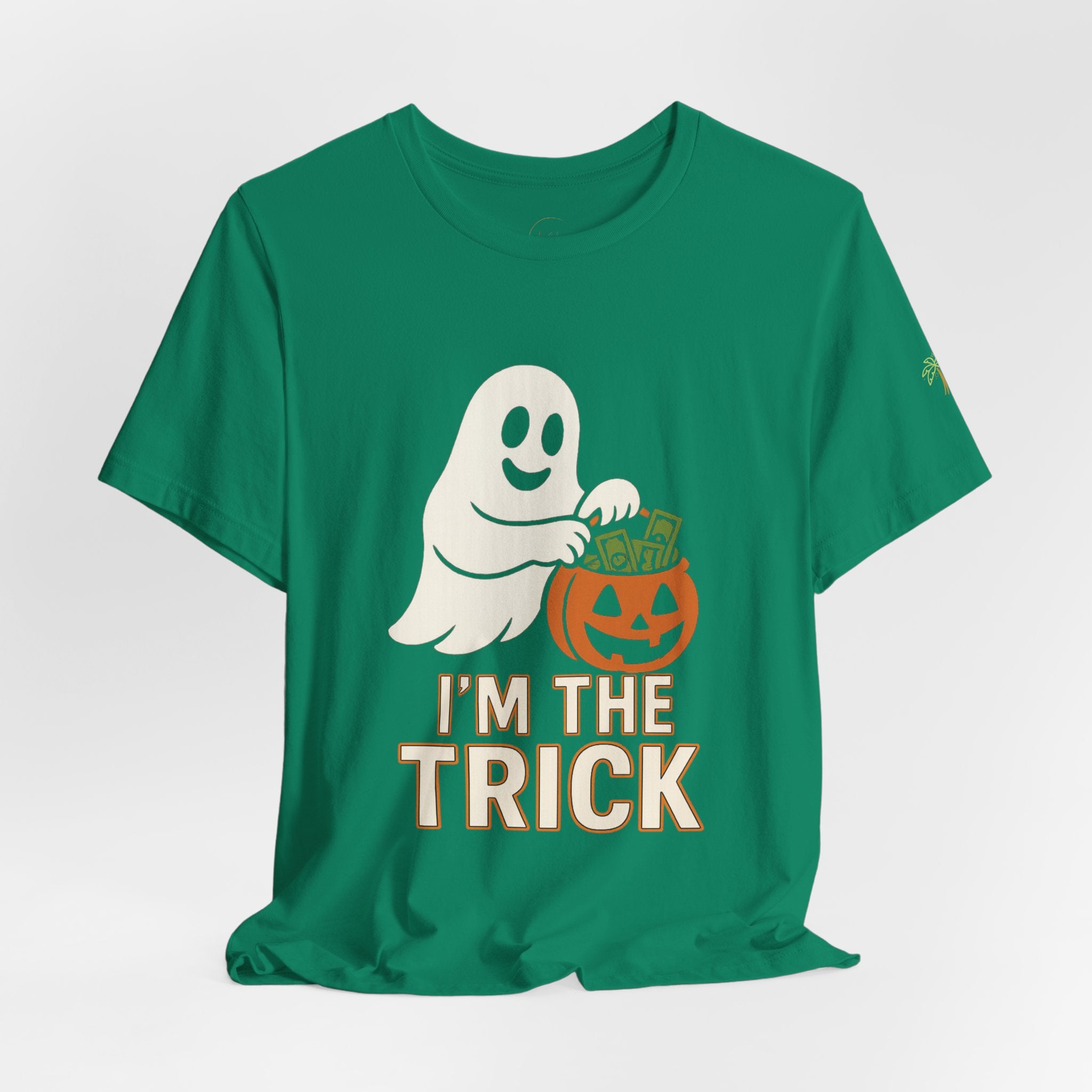 I'm The Trick Halloween Ghost Trick Tee - Irie Blues Boutique