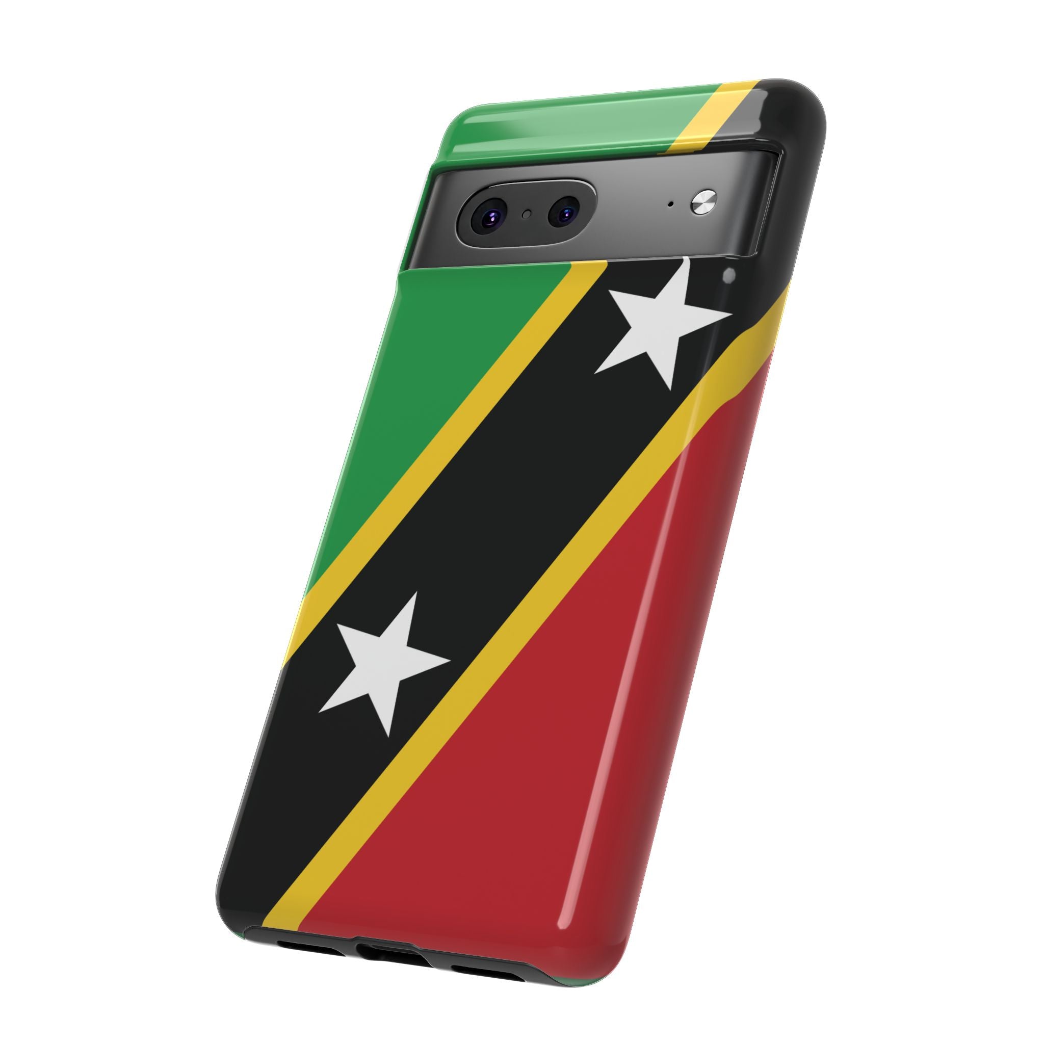 Saint Kitts and Nevis Flag Tough Phone Case -USVI Protective Phone Cover, Caribbean Flag Design, Flag Lover Gift, Island Phone Accessories, - Irie Blues Boutique