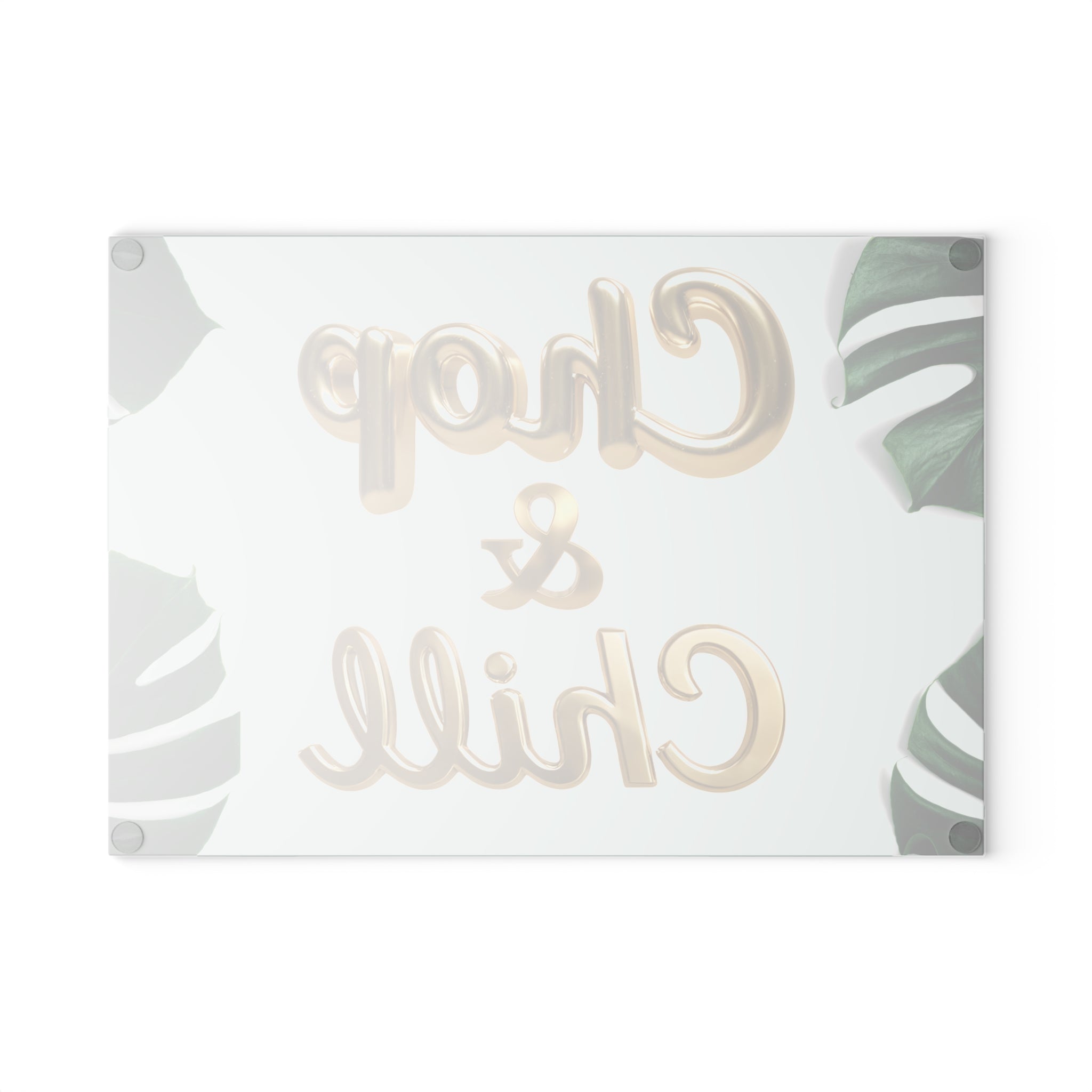 Chop & Chill Glass Cutting Board