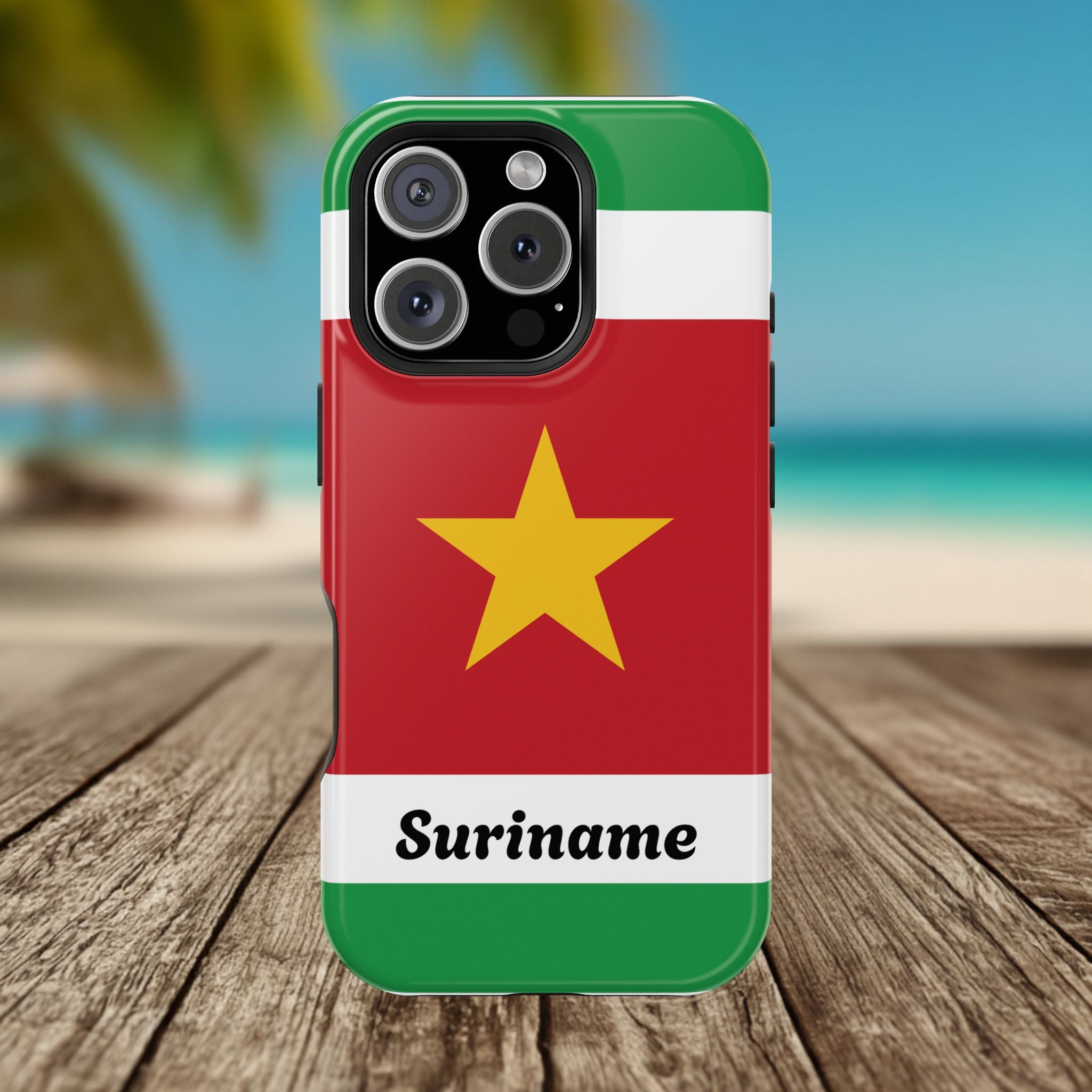 Suriname Flag Magnetic Case - Irie Blues Boutique