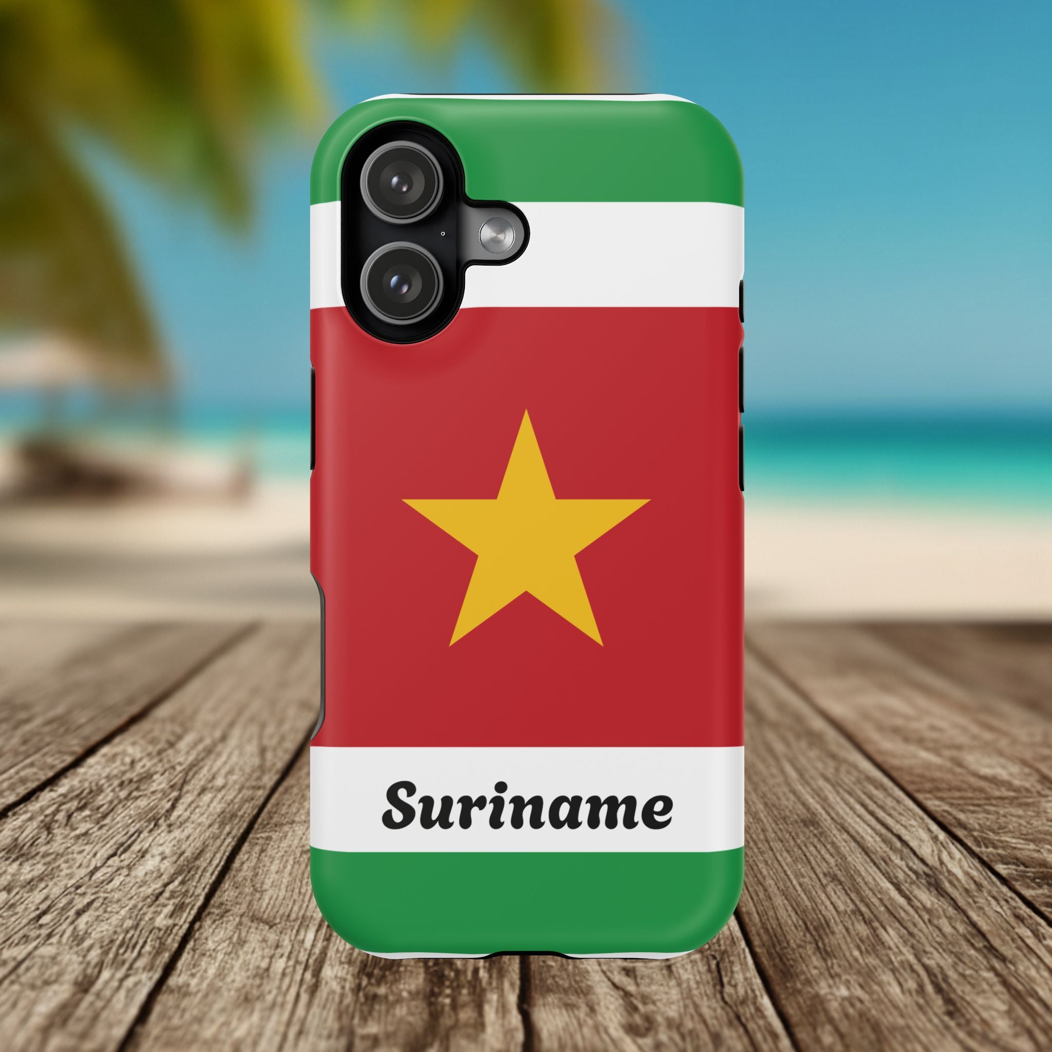 Suriname Flag Magnetic Case - Irie Blues Boutique