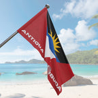 Antigua and Barbuda Flag Wall Art - Irie Blues Boutique