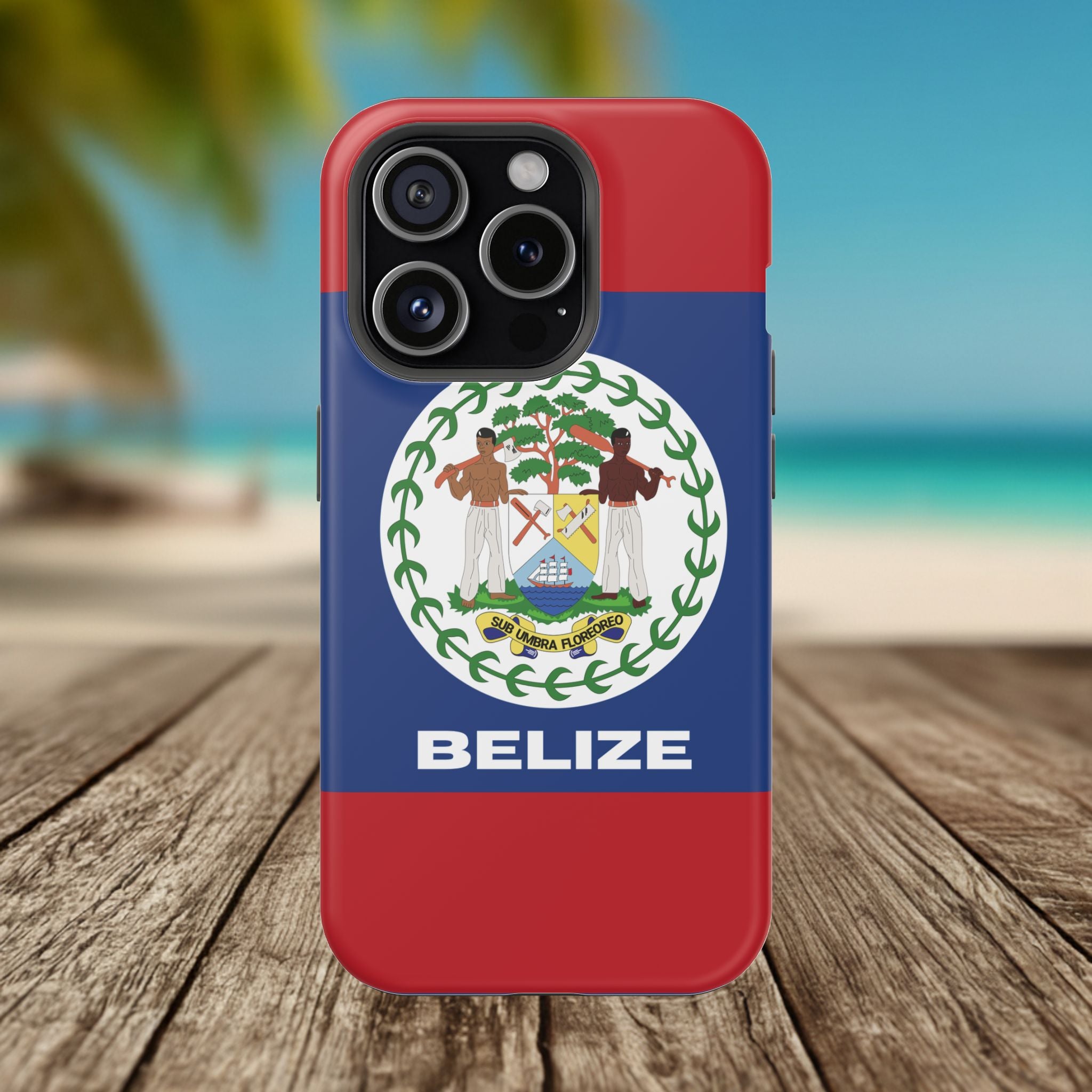 Belize Flag Magnetic Case - Irie Blues Boutique