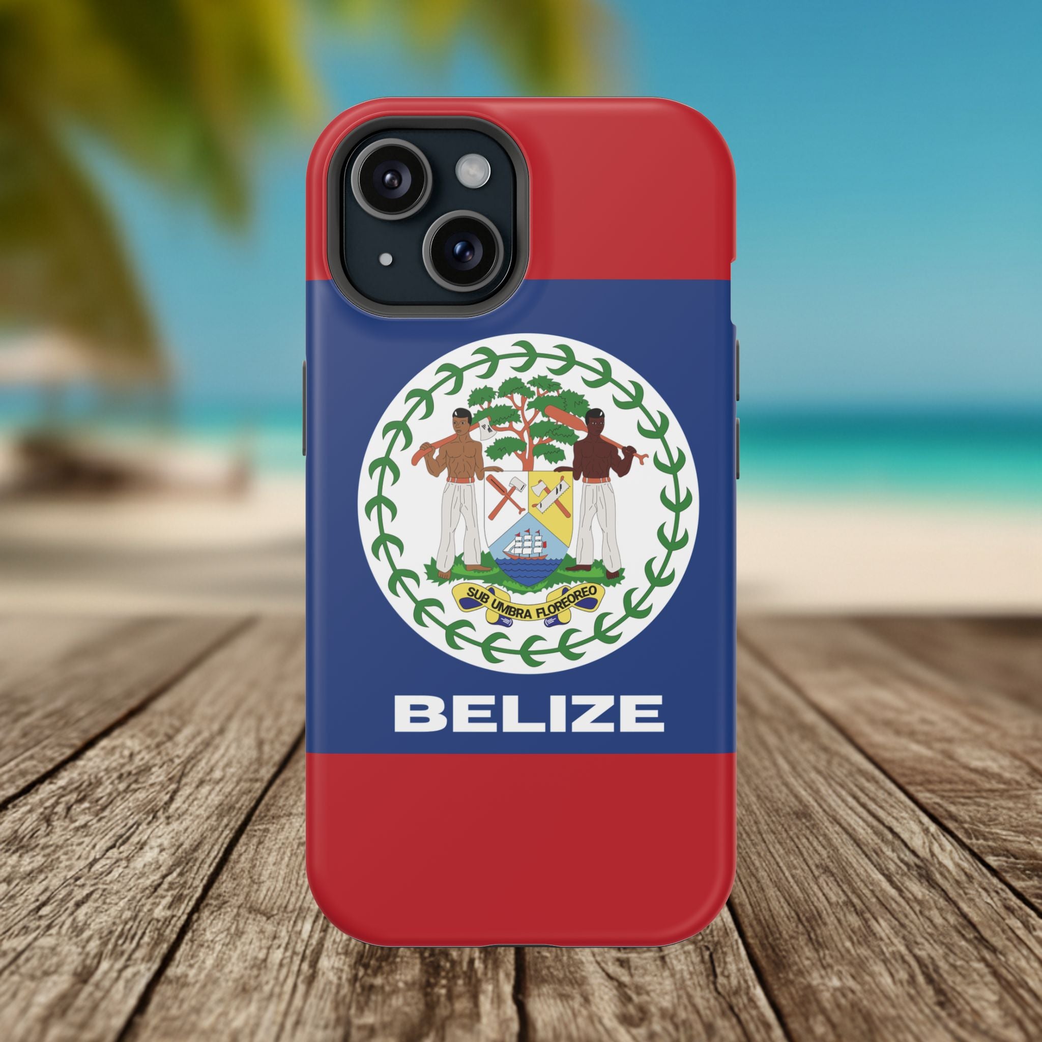 Belize Flag Magnetic Case - Irie Blues Boutique