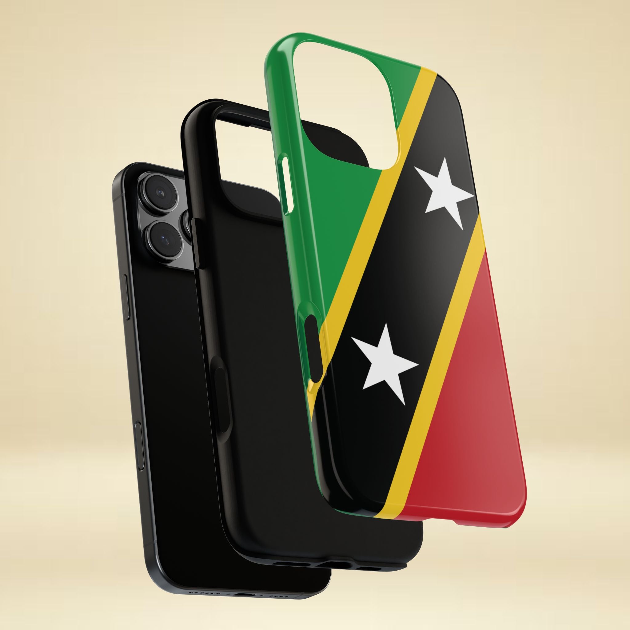 Saint Kitts and Nevis Flag Tough Phone Case -USVI Protective Phone Cover, Caribbean Flag Design, Flag Lover Gift, Island Phone Accessories, - Irie Blues Boutique