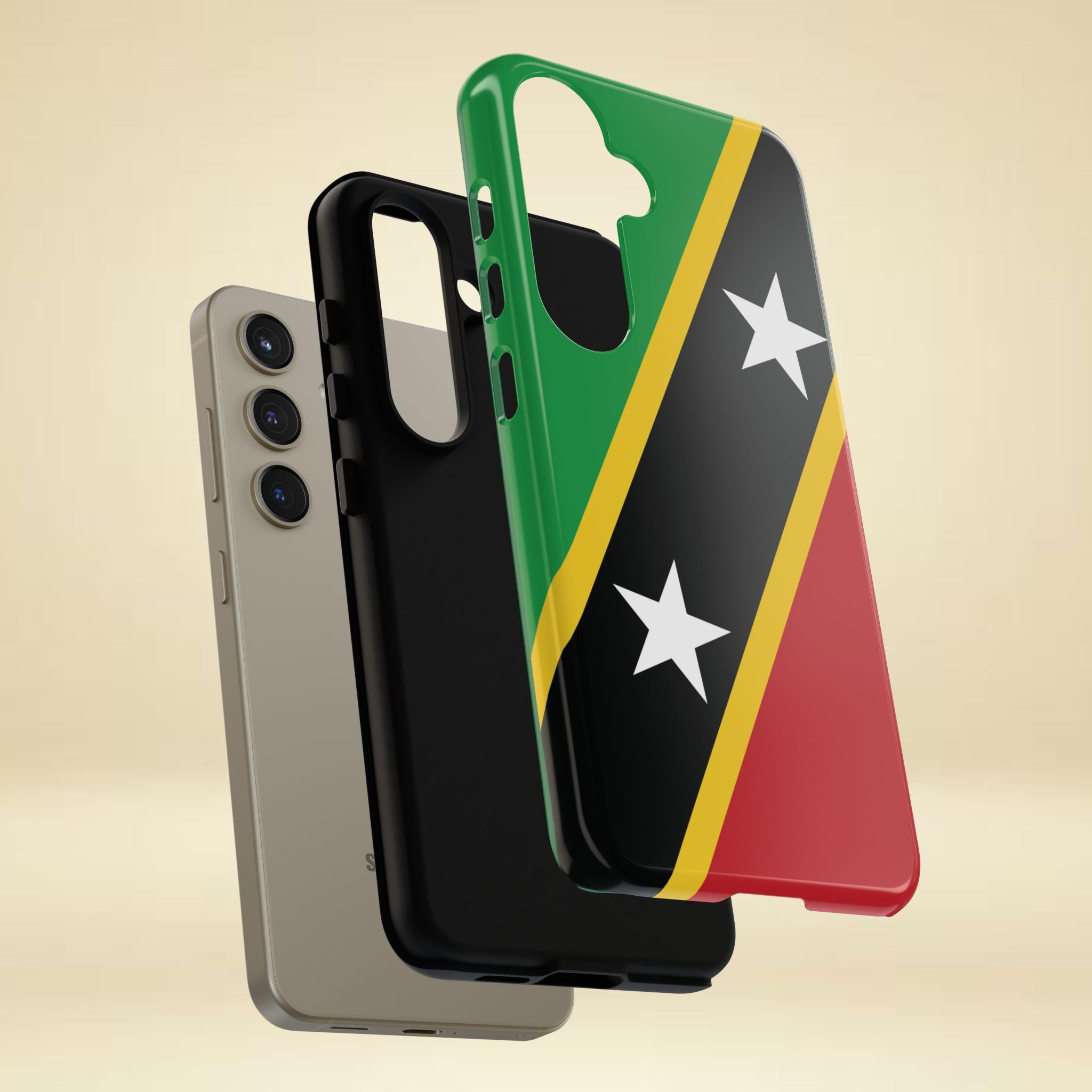 Saint Kitts and Nevis Flag Tough Phone Case