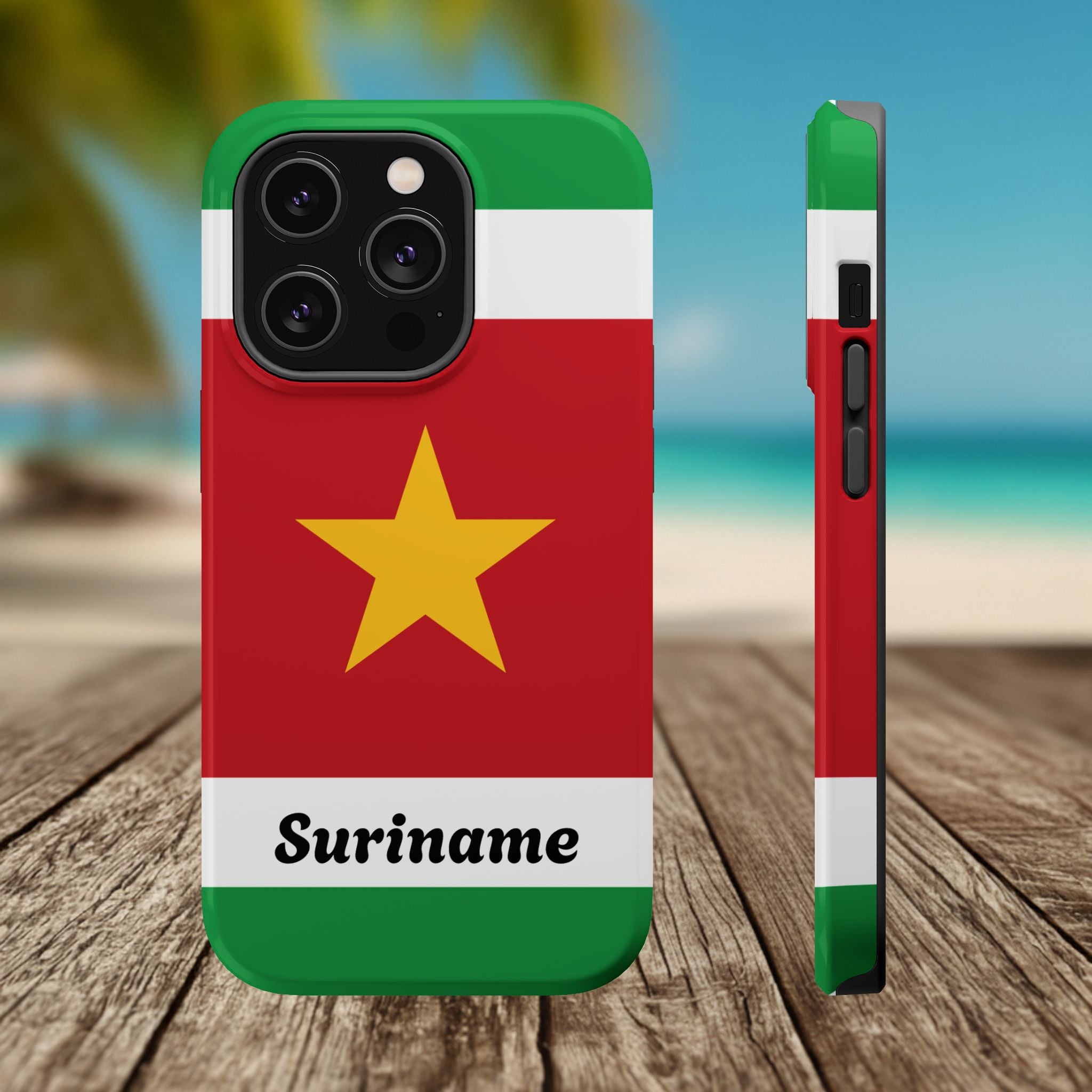 Suriname Flag Magnetic Case - Irie Blues Boutique