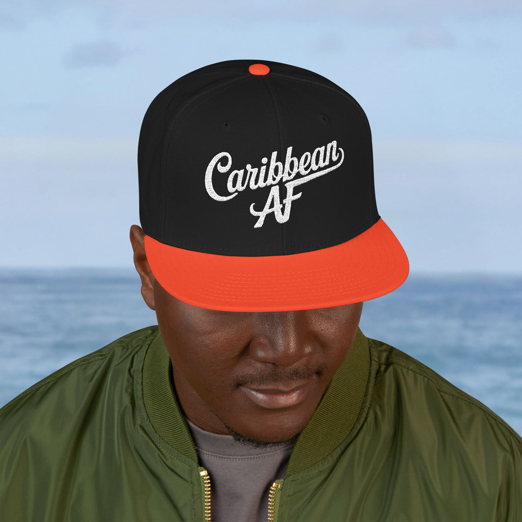 Caribbean AF Flat Bill Cap - Irie Blues Boutique