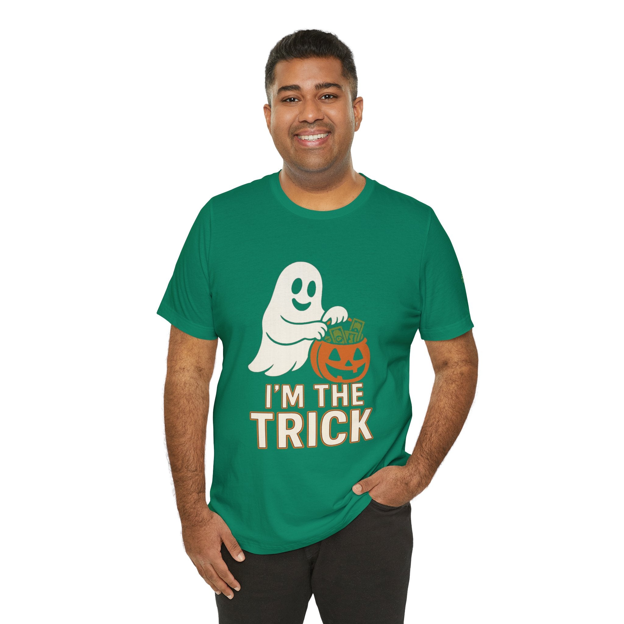 I'm The Trick Halloween Ghost Trick Tee - Irie Blues Boutique
