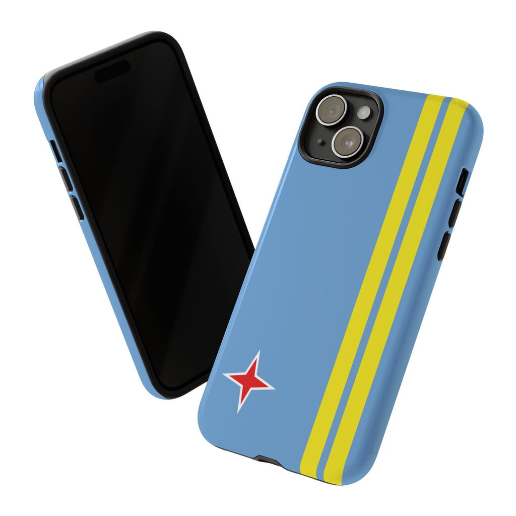 Aruba Flag Tough Phone Case - Irie Blues Boutique