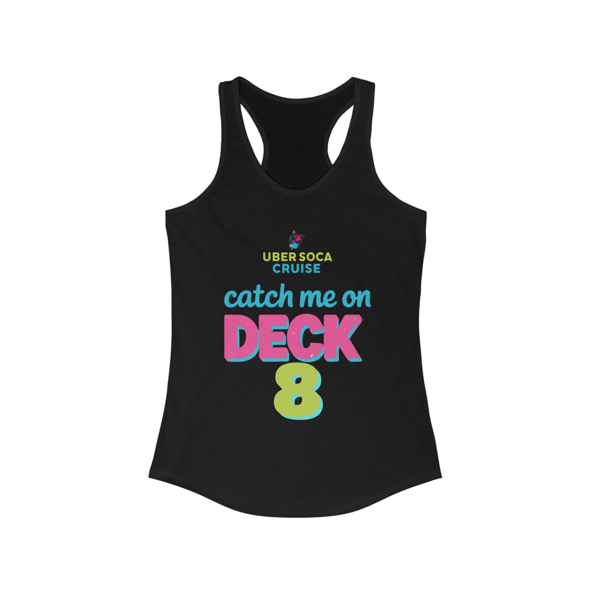 Catch Me on Deck 8 Women's Racerback Tank - Irie Blues Boutique