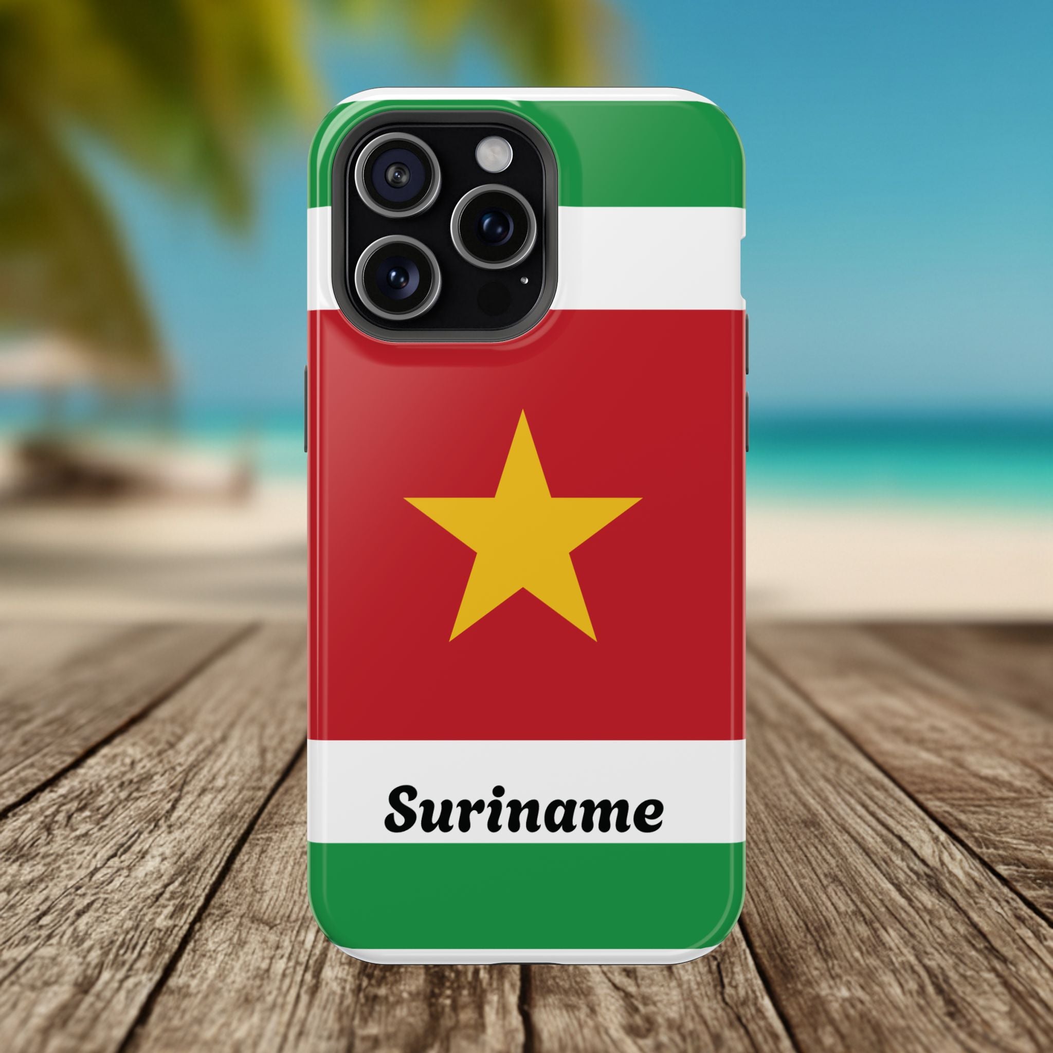 Suriname Flag Magnetic Case - Irie Blues Boutique