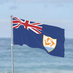 Anguilla Flag Double Sided Flag