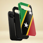 Saint Kitts and Nevis Flag Tough Phone Case -USVI Protective Phone Cover, Caribbean Flag Design, Flag Lover Gift, Island Phone Accessories, - Irie Blues Boutique