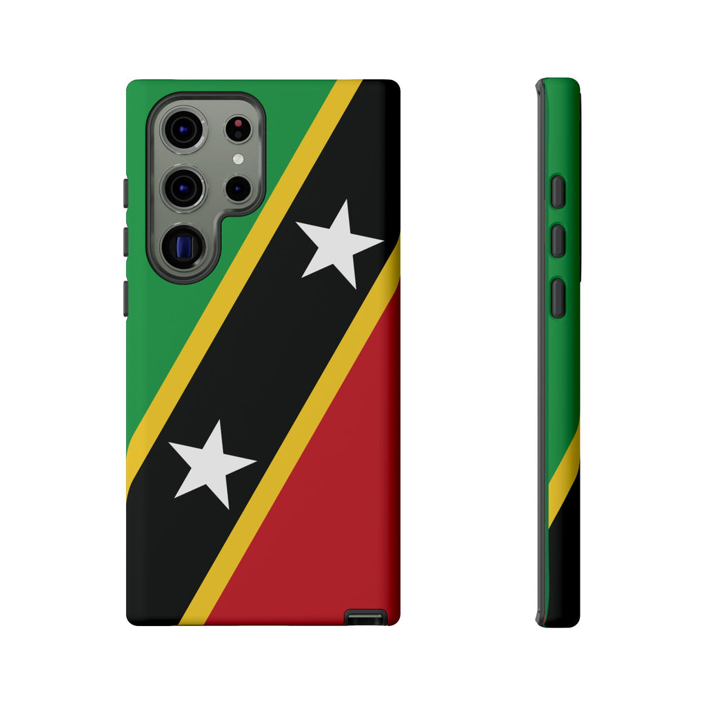 Saint Kitts and Nevis Flag Tough Phone Case - Irie Blues Boutique