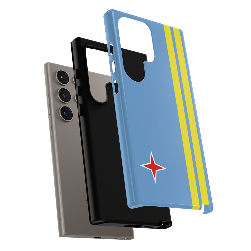 Aruba Flag Tough Phone Case - Irie Blues Boutique