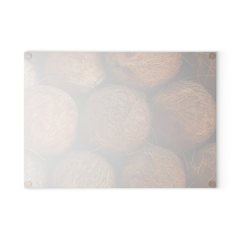 Coconuts Glass Cutting Board