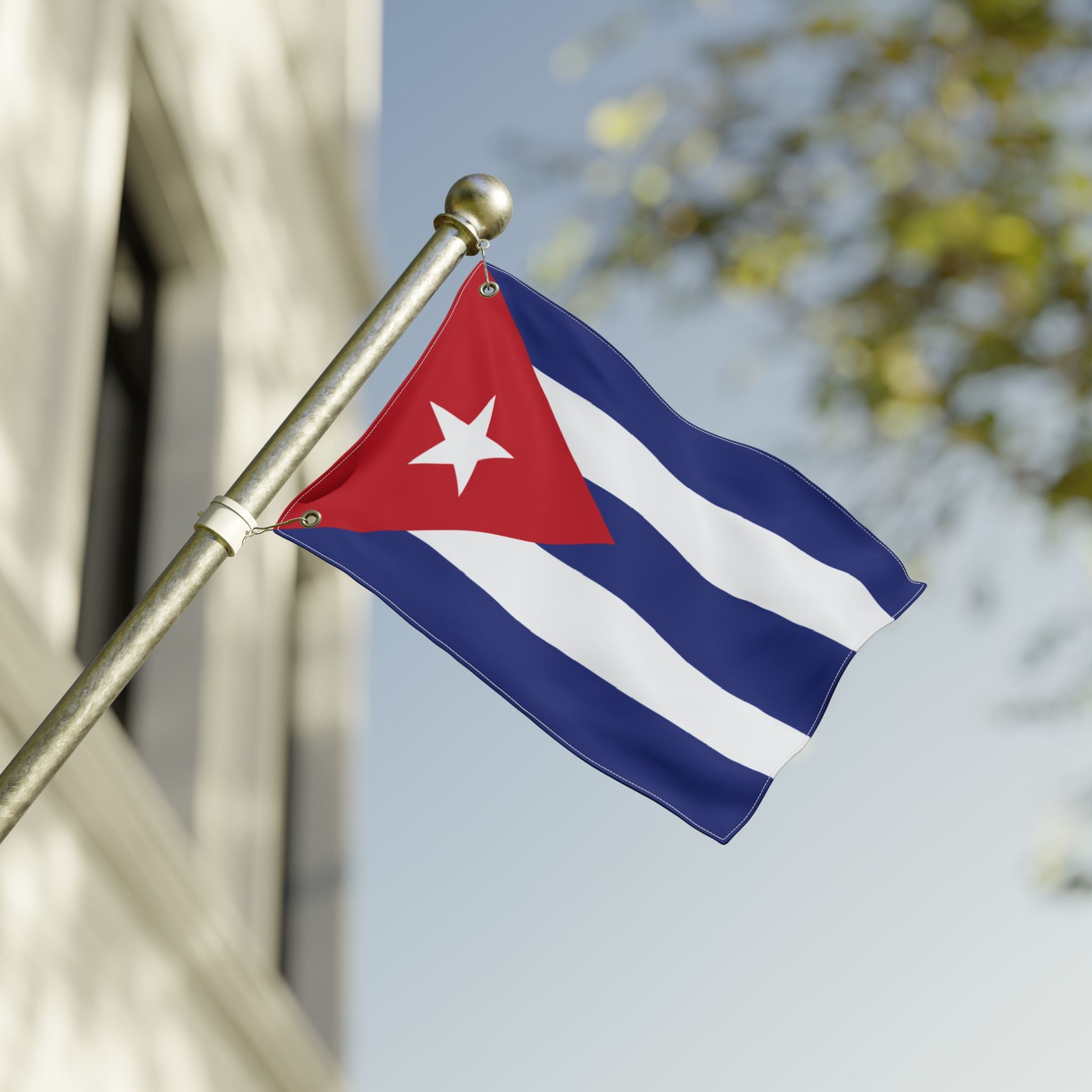 Cuba Flag Double Sided Flag