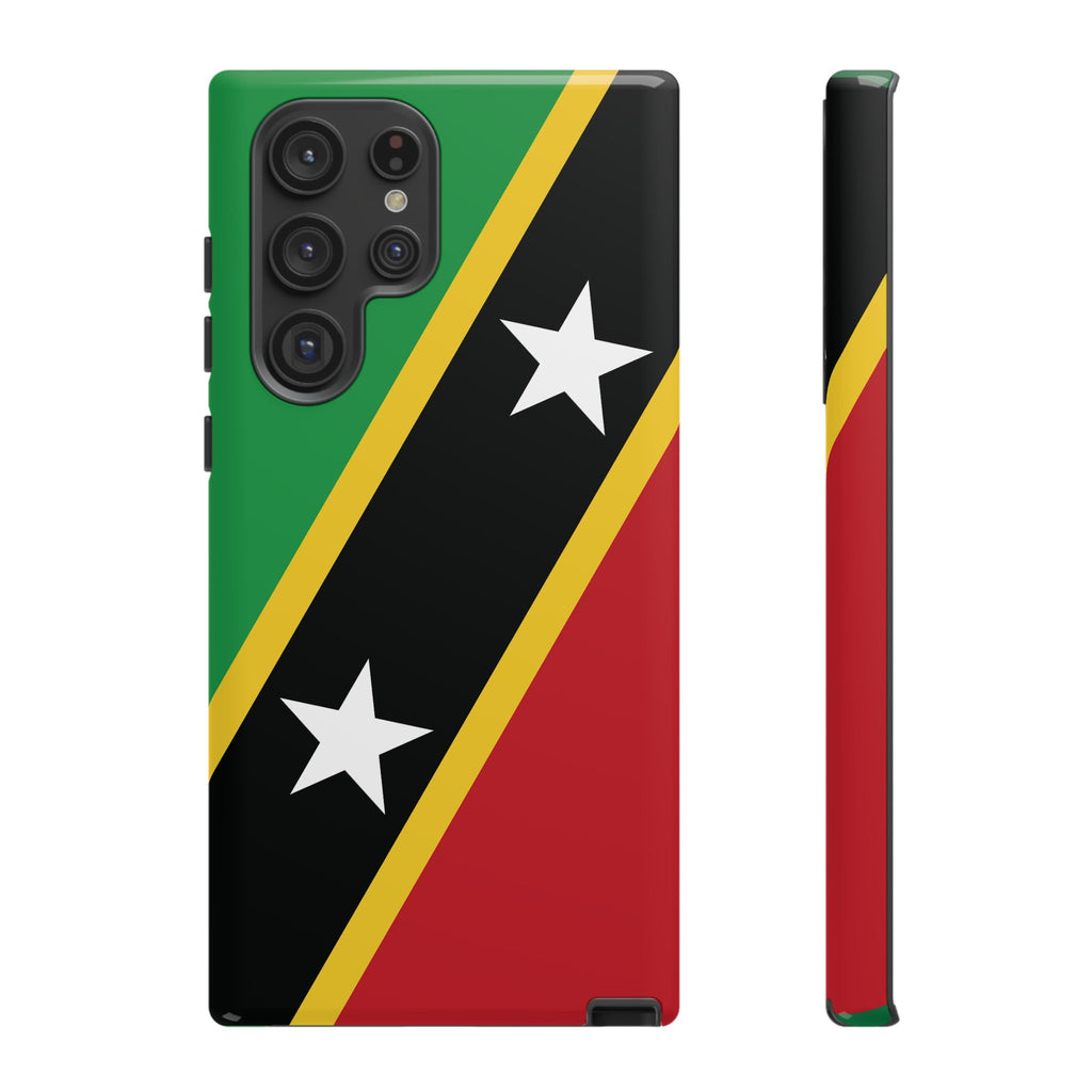 Saint Kitts and Nevis Flag Tough Phone Case - Irie Blues Boutique