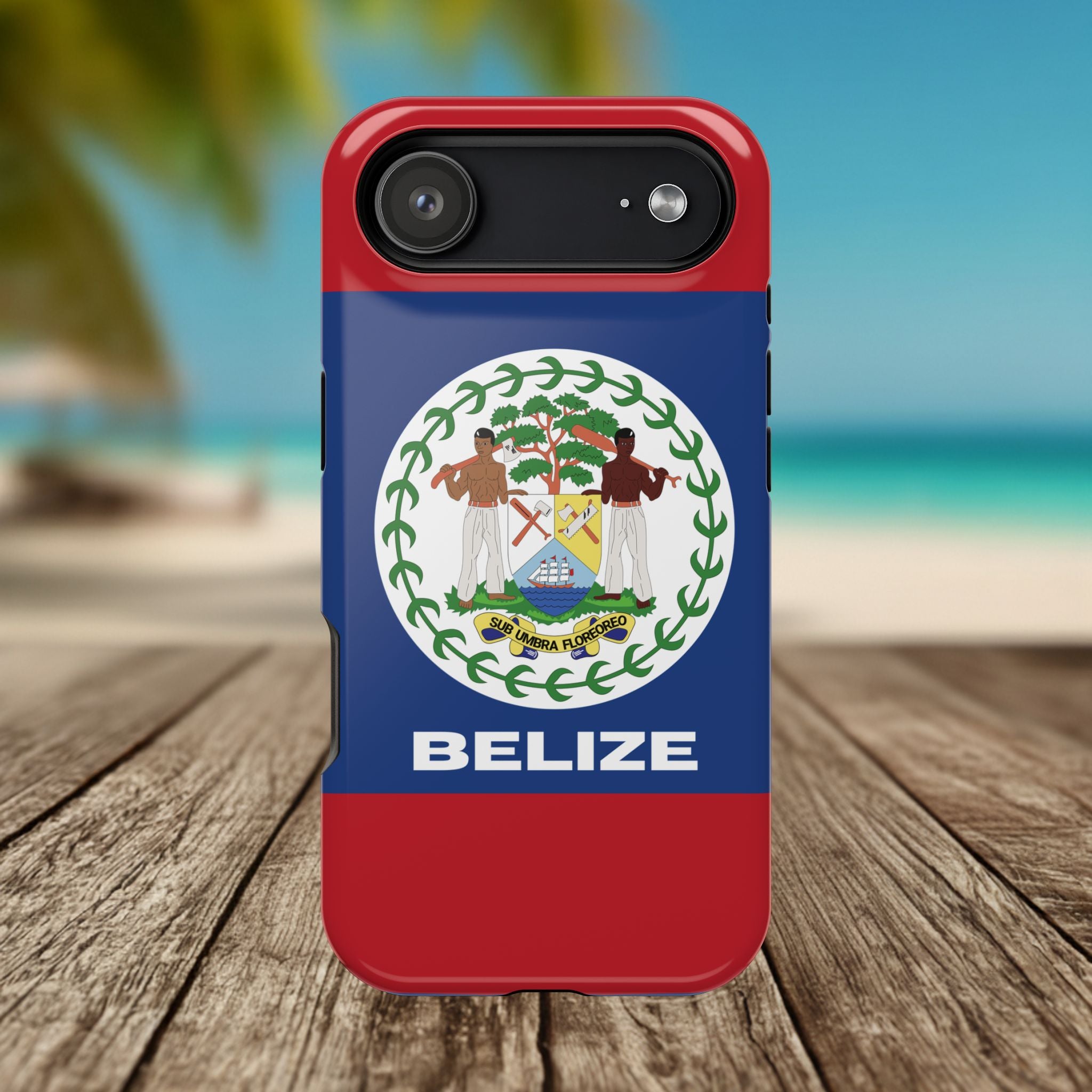 Belize Flag Magnetic Case - Irie Blues Boutique