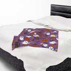 Spooky Vibes Velveteen Plush Blanket