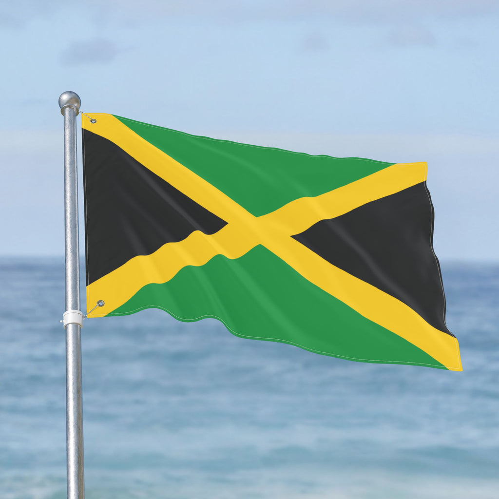 Jamaica Flag Double Sided Flag