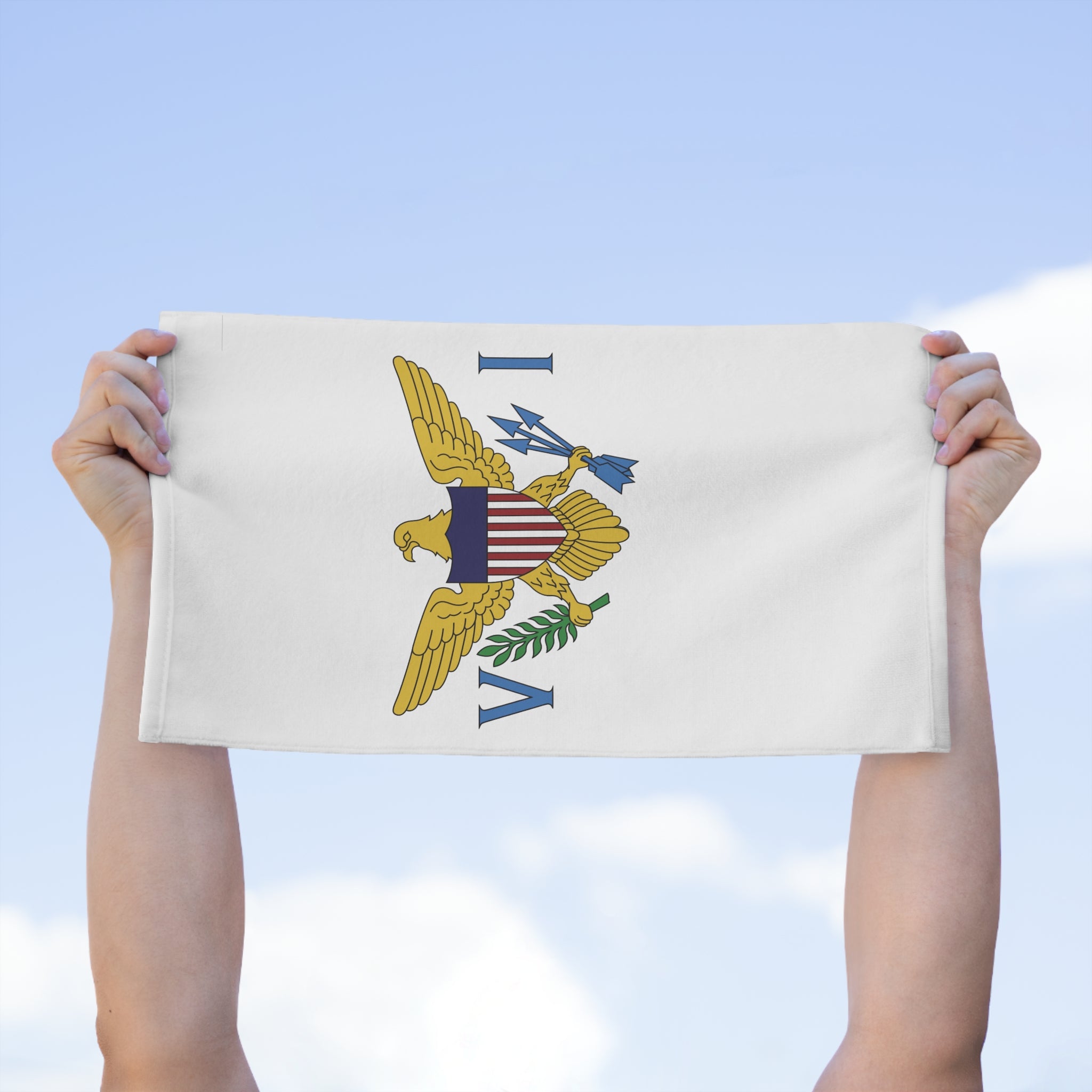 Virgin Islands Flag Rally Towel - Irie Blues Boutique
