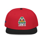 Haiti Zoe Embroidered Snapback Hat - Irie Blues Boutique