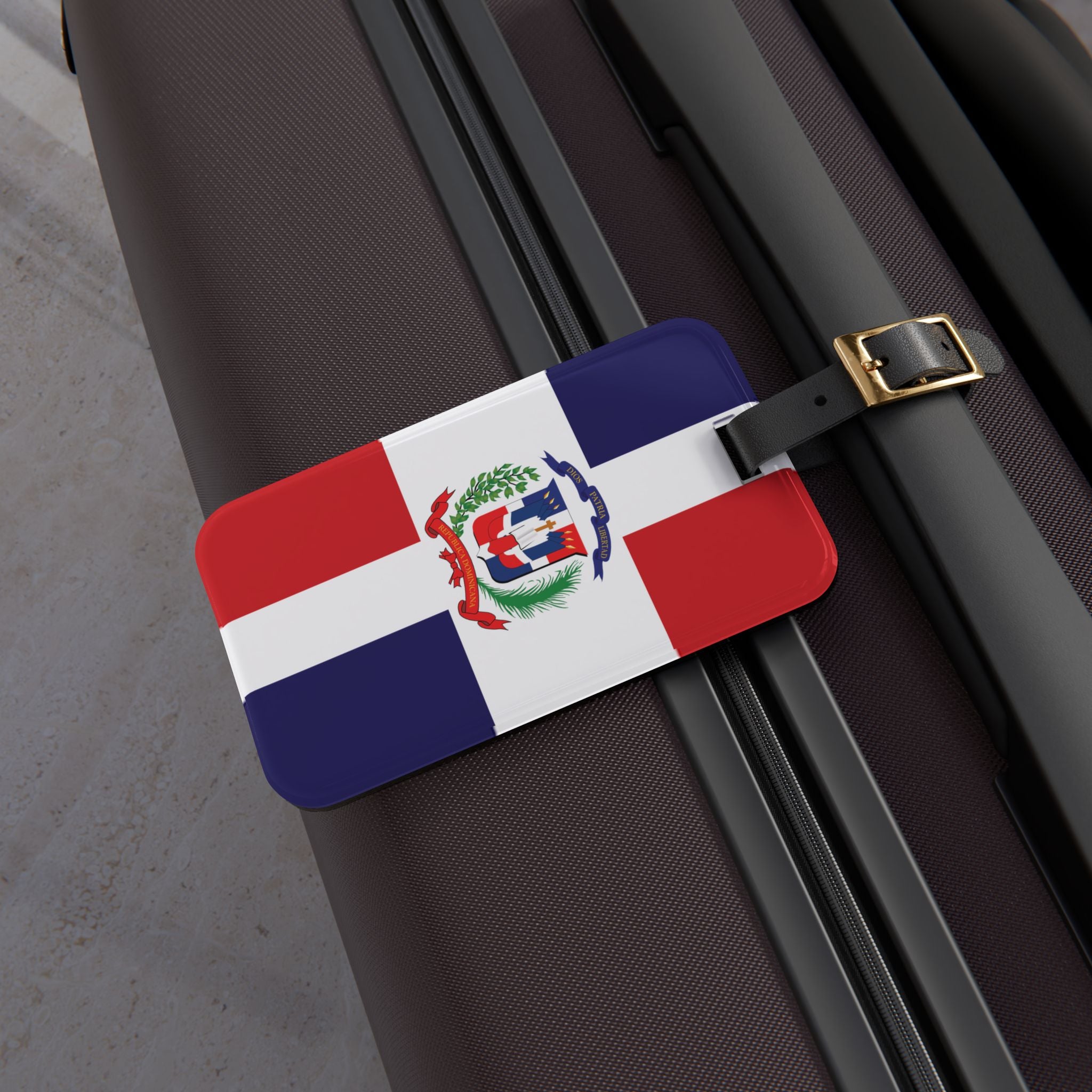 Dominican Republic Flag Luggage Tag