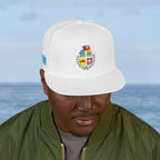 Aruba Coat of Arms Embroidered Snapback Hat - Irie Blues Boutique
