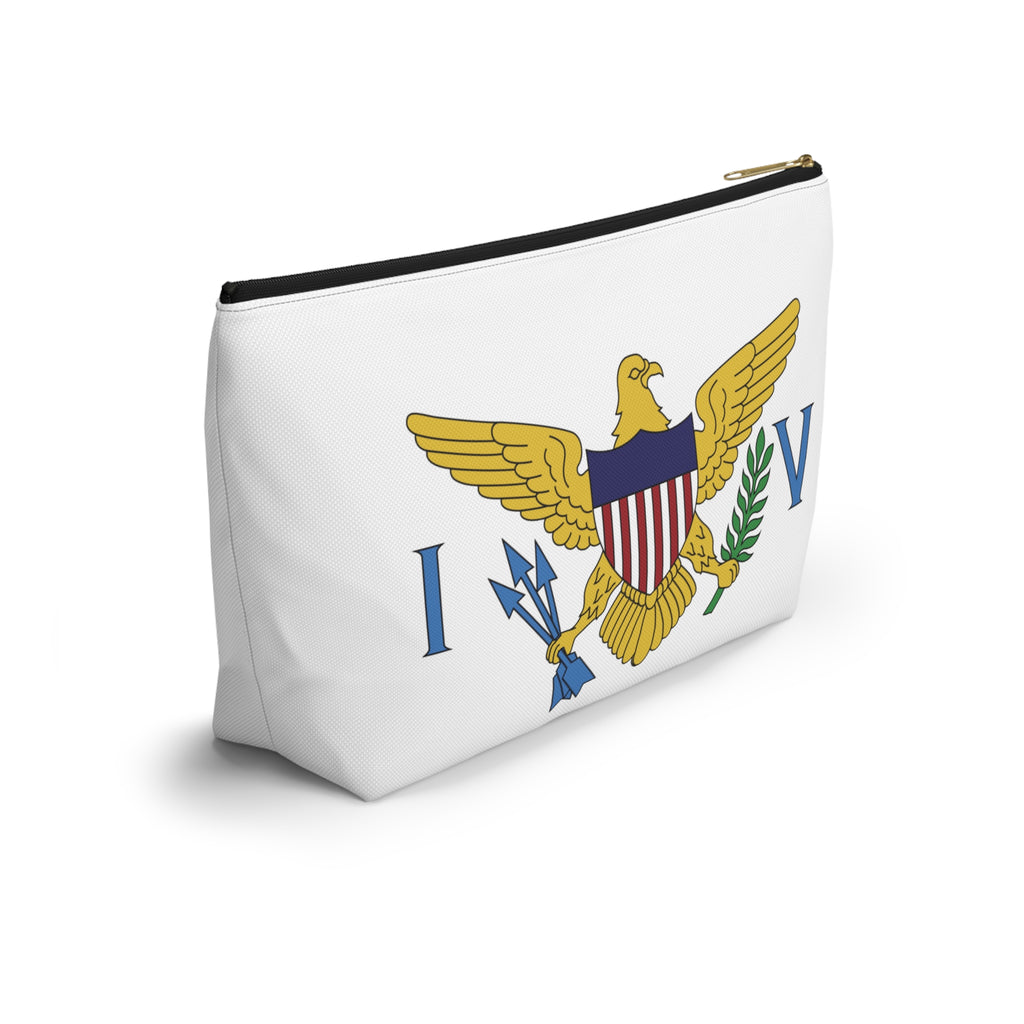 US Virgin Islands Accessory Pouch with T-Bottom
