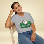 Dominican Republic Presidente Beer Logo Unisex T-Shirt - Irie Blues Boutique