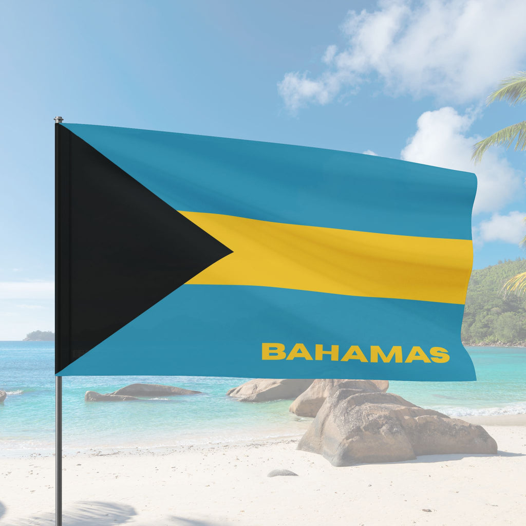 Bahamas Flag Wall Art - Irie Blues Boutique