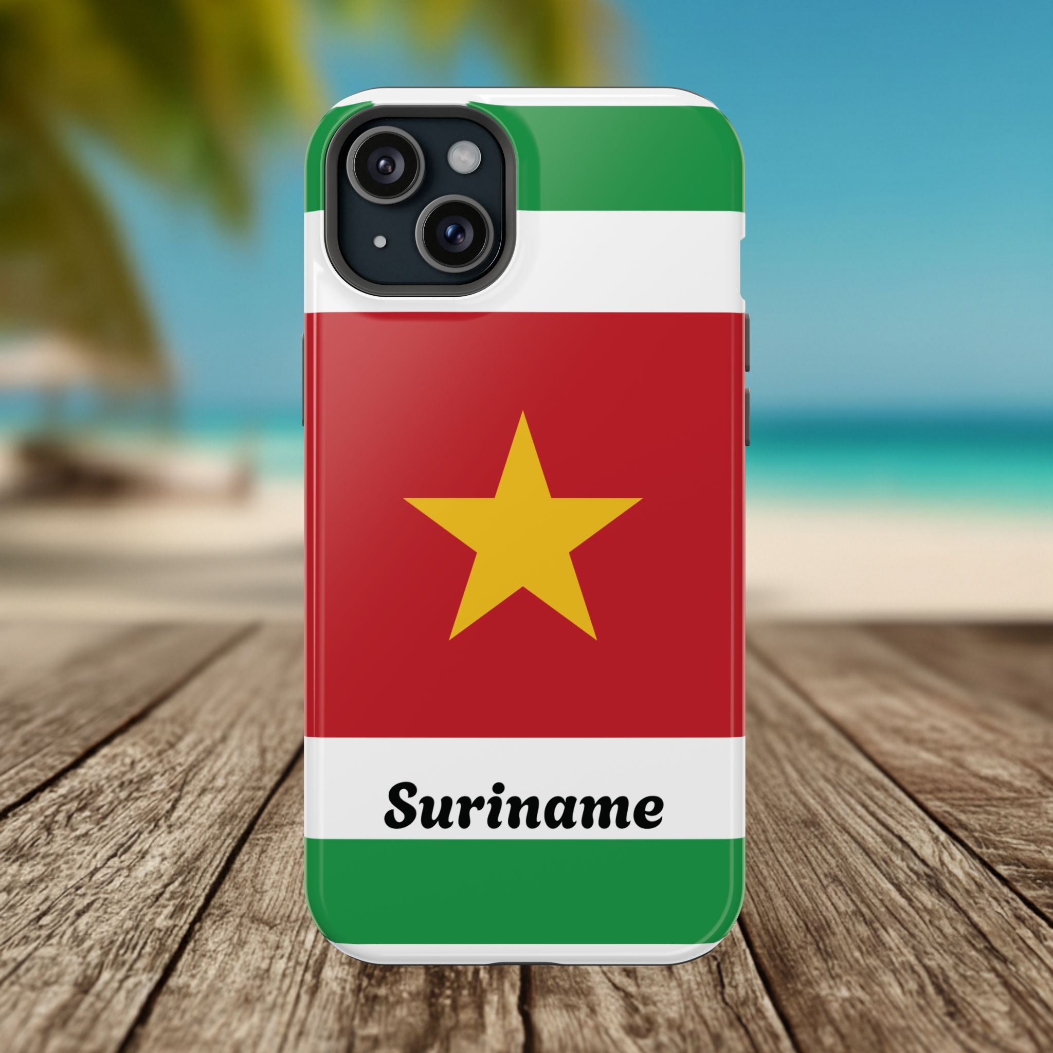 Suriname Flag Magnetic Case - Irie Blues Boutique