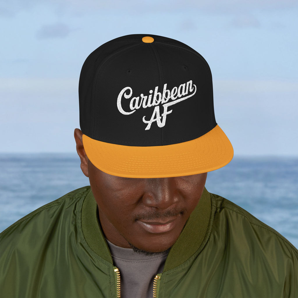 Caribbean AF Flat Bill Cap - Irie Blues Boutique