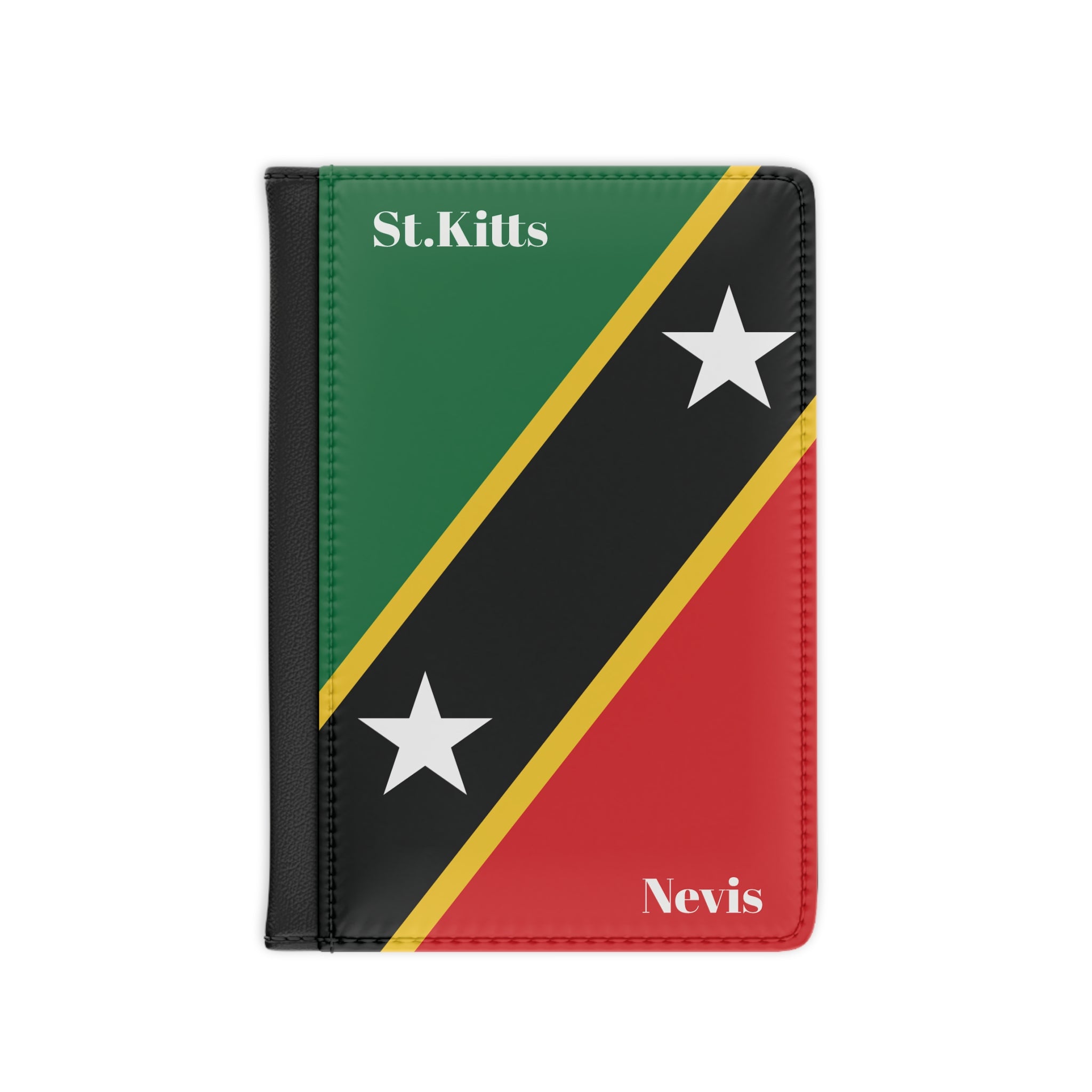 Saint Kitts & Nevis Passport Cover, Travel Accessory Document Case, Caribbean Passport Holder, Gift for Kittitian , Travelers Gift Idea - Irie Blues Boutique