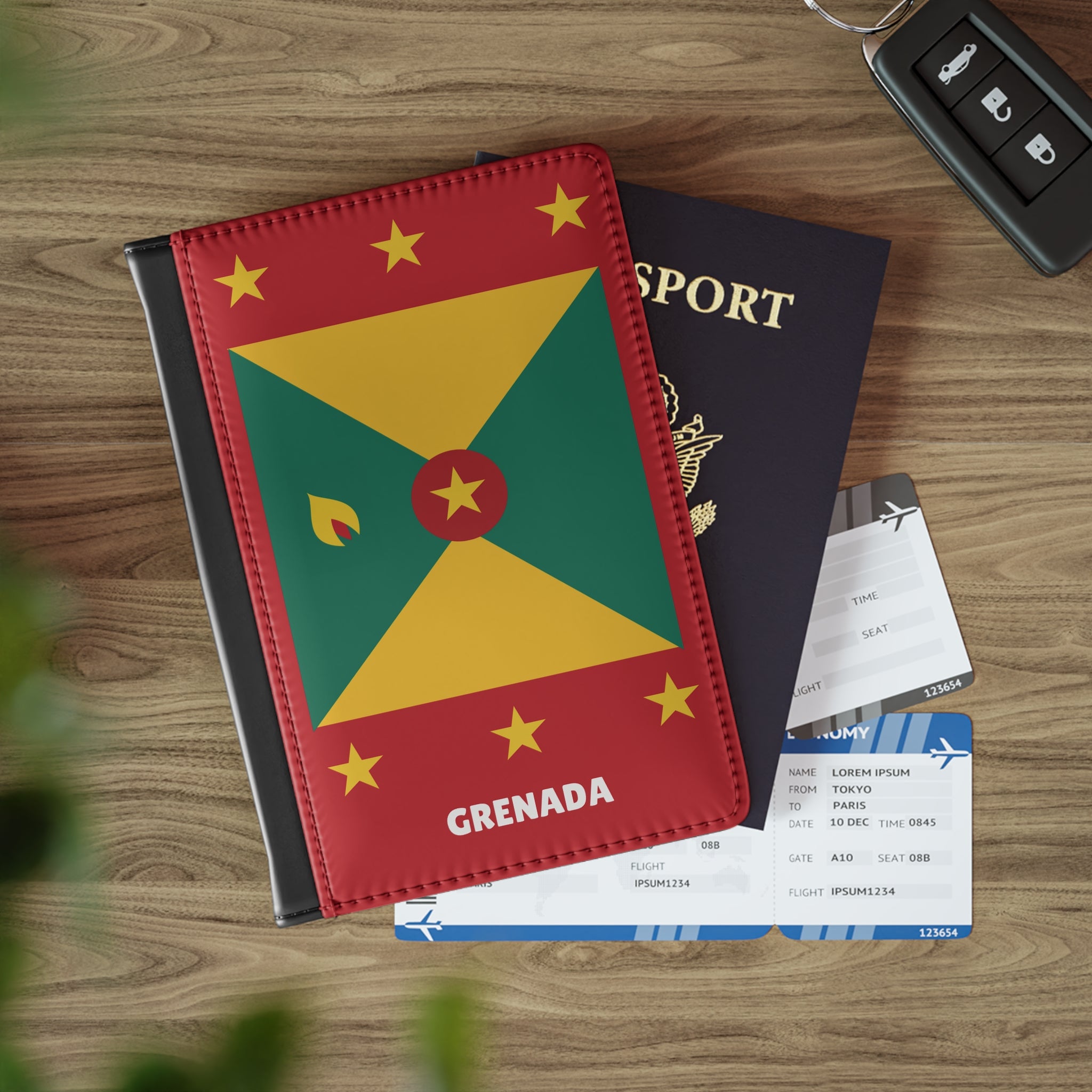 Grenada Flag Passport Cover - Irie Blues Boutique