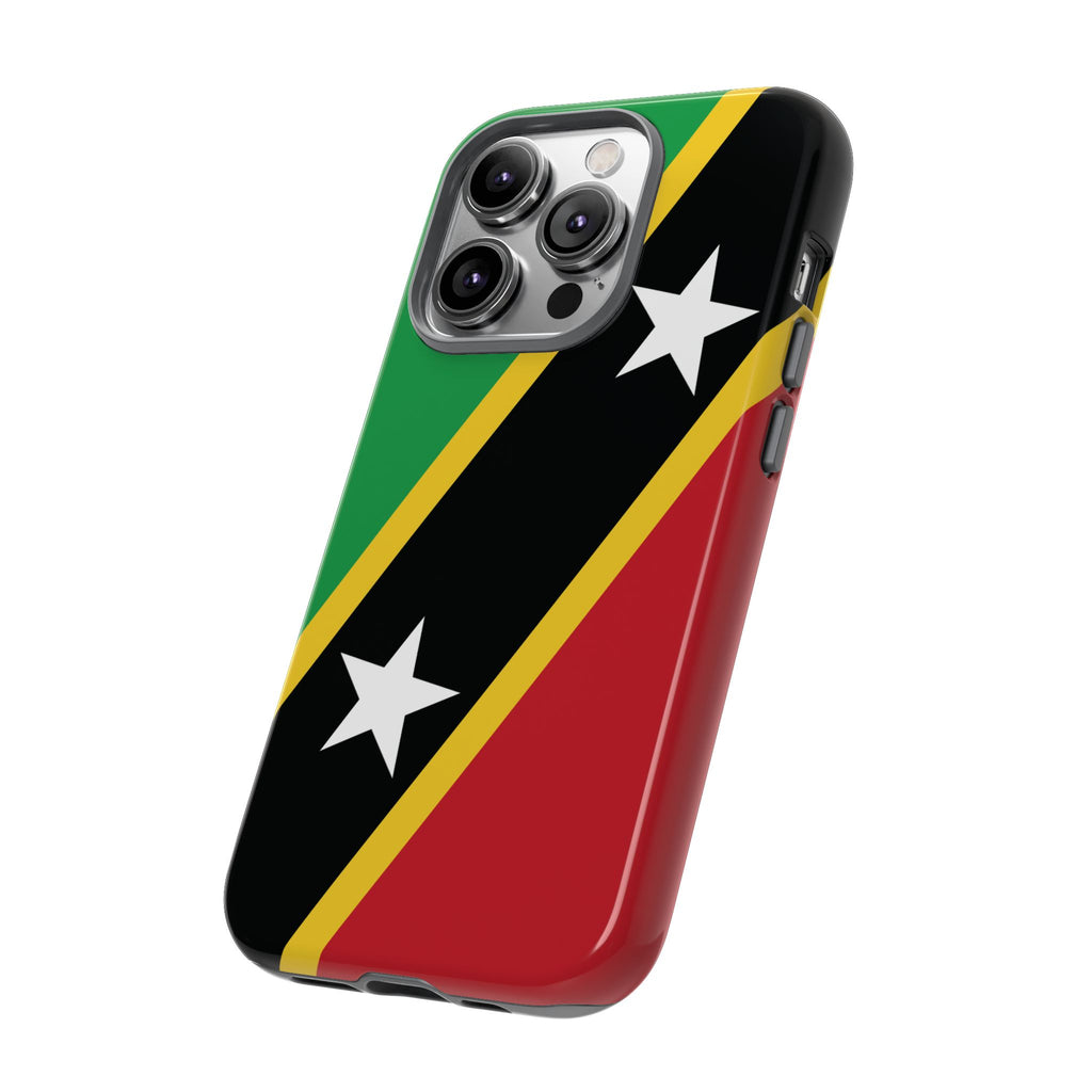 Saint Kitts and Nevis Flag Tough Phone Case -USVI Protective Phone Cover, Caribbean Flag Design, Flag Lover Gift, Island Phone Accessories, - Irie Blues Boutique